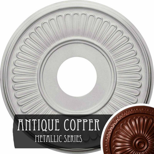 Ekena Millwork Berkshire Ceiling Medallion - Primed Polyurethane - CM15BEACS