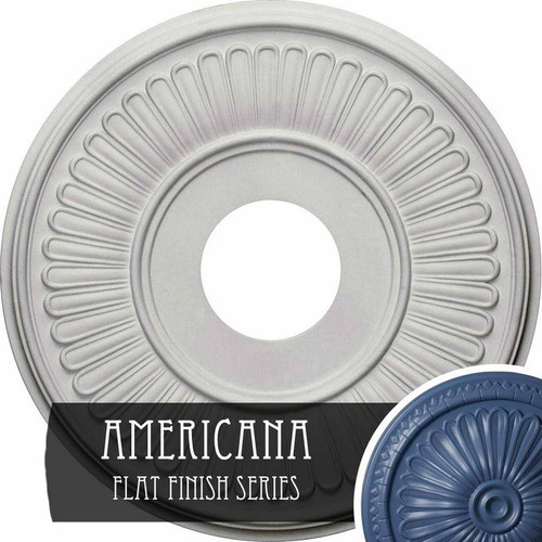 Ekena Millwork Berkshire Ceiling Medallion - Primed Polyurethane - CM15BEAMF