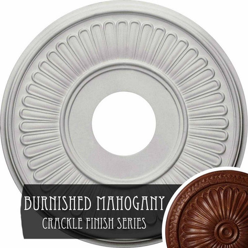 Ekena Millwork Berkshire Ceiling Medallion - Primed Polyurethane - CM15BEBMC
