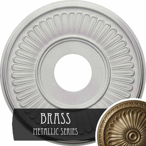 Ekena Millwork Berkshire Ceiling Medallion - Primed Polyurethane - CM15BEBRS