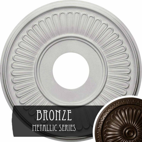 Ekena Millwork Berkshire Ceiling Medallion - Primed Polyurethane - CM15BEBZS