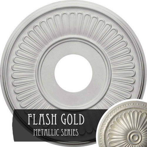 Ekena Millwork Berkshire Ceiling Medallion - Primed Polyurethane - CM15BEFLS