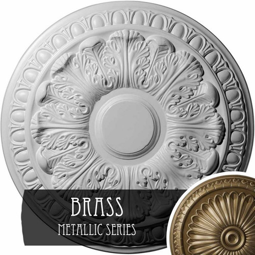Ekena Millwork Colton Ceiling Medallion - Primed Polyurethane - CM15CNBRS