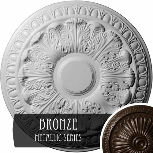 Ekena Millwork Colton Ceiling Medallion - Primed Polyurethane - CM15CNBZS