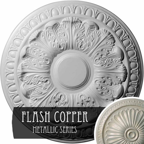 Ekena Millwork Colton Ceiling Medallion - Primed Polyurethane - CM15CNFCS