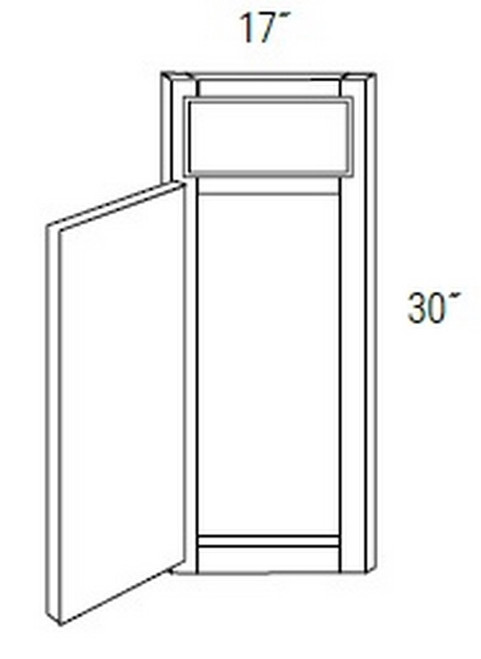 JSI Cabinetry Essex Castle Kitchen Cabinet - CSF36-VEC
