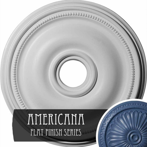 Ekena Millwork Bradford Ceiling Medallion - Primed Polyurethane - CM18BRAMF