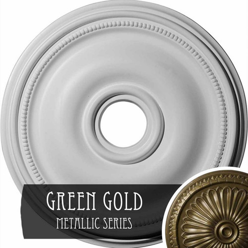 Ekena Millwork Bradford Ceiling Medallion - Primed Polyurethane - CM18BRGGS