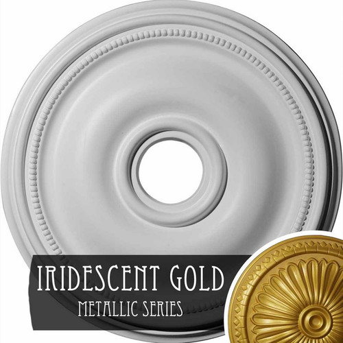 Ekena Millwork Bradford Ceiling Medallion - Primed Polyurethane - CM18BRIGS