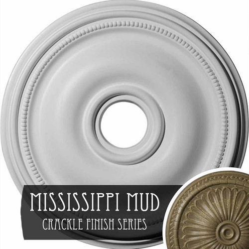 Ekena Millwork Bradford Ceiling Medallion - Primed Polyurethane - CM18BRMMC
