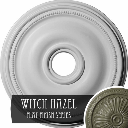 Ekena Millwork Bradford Ceiling Medallion - Primed Polyurethane - CM18BRWHF