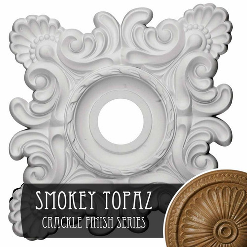 Ekena Millwork Crawley Ceiling Medallion - Primed Polyurethane - CM18CRSTC