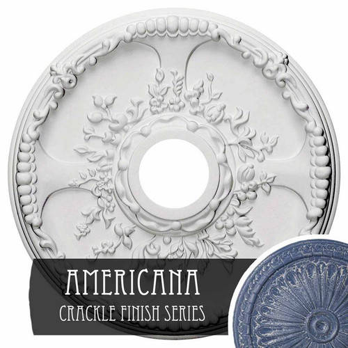 Ekena Millwork Antioch Ceiling Medallion - Primed Polyurethane - CM18SEAMC