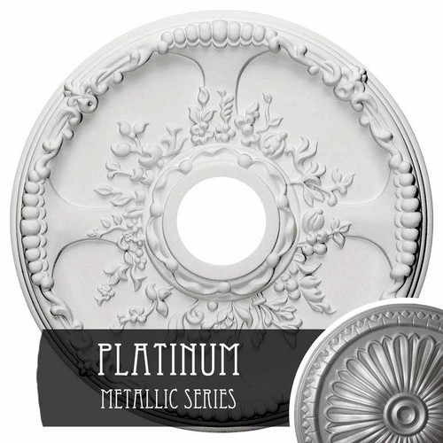 Ekena Millwork Antioch Ceiling Medallion - Primed Polyurethane - CM18SEPLS