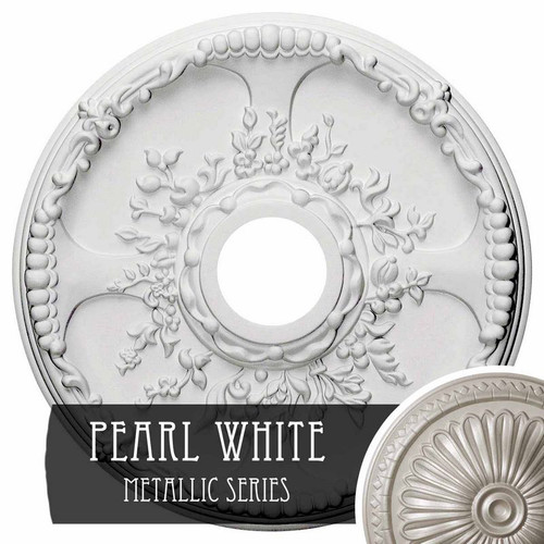 Ekena Millwork Antioch Ceiling Medallion - Primed Polyurethane - CM18SEPWS