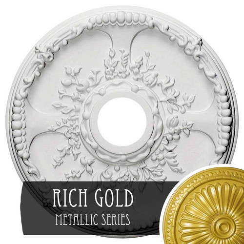 Ekena Millwork Antioch Ceiling Medallion - Primed Polyurethane - CM18SERGS