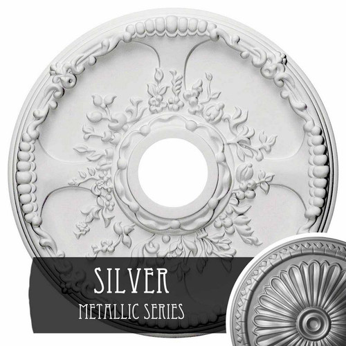 Ekena Millwork Antioch Ceiling Medallion - Primed Polyurethane - CM18SESLS
