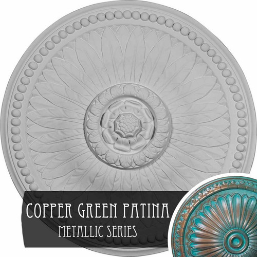 Ekena Millwork Bailey Ceiling Medallion - Primed Polyurethane - CM19BICGS