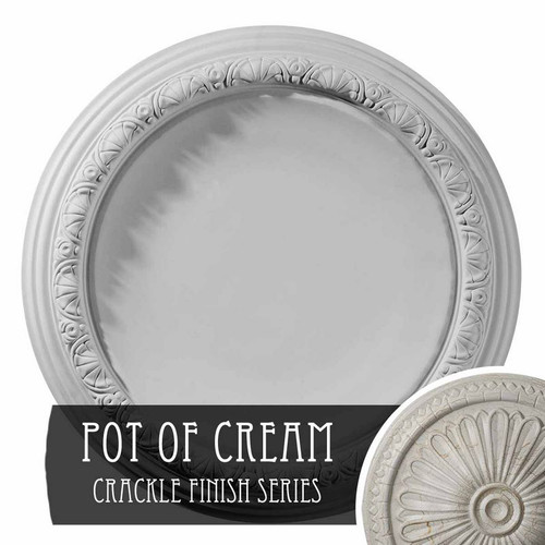Ekena Millwork Carlsbad Ceiling Medallion - Primed Polyurethane - CM19CAPCC