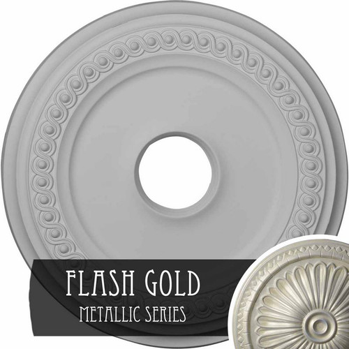 Ekena Millwork Classic Ceiling Medallion - Primed Polyurethane - CM19CLFLS