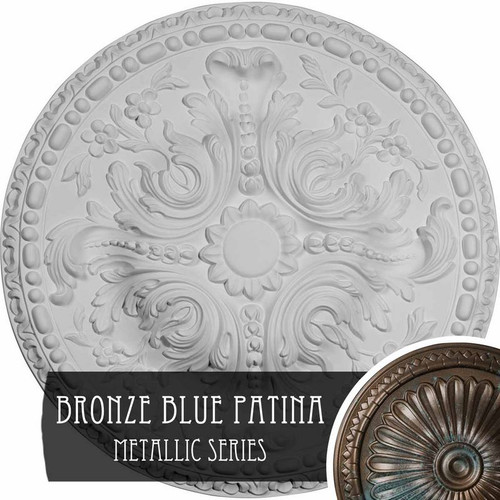 Ekena Millwork Amelia Ceiling Medallion - Primed Polyurethane - CM20AMBBS