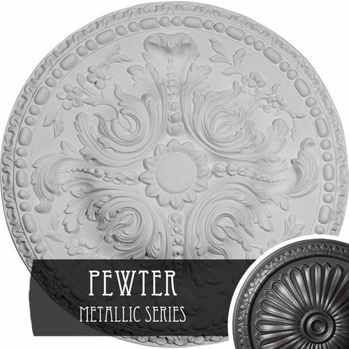 Ekena Millwork Amelia Ceiling Medallion - Primed Polyurethane - CM20AMPES