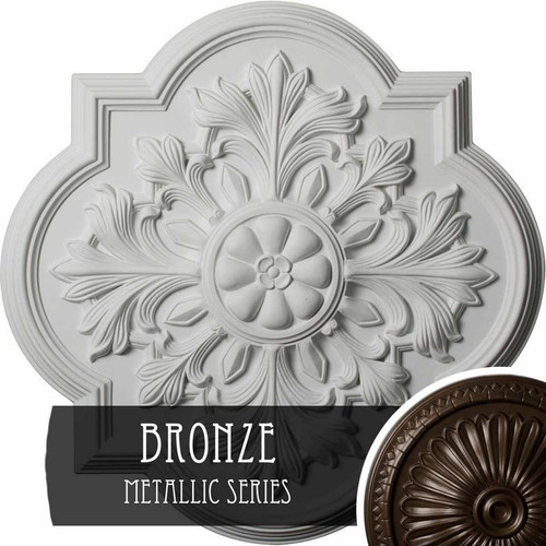Ekena Millwork Bonetti Ceiling Medallion - Primed Polyurethane - CM20BOBZS