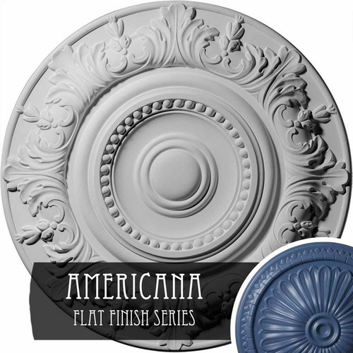 Ekena Millwork Biddix Ceiling Medallion - Primed Polyurethane - CM20BXAMF