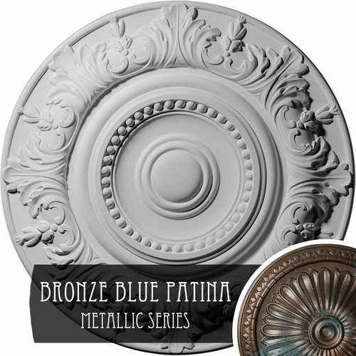 Ekena Millwork Biddix Ceiling Medallion - Primed Polyurethane - CM20BXBBS