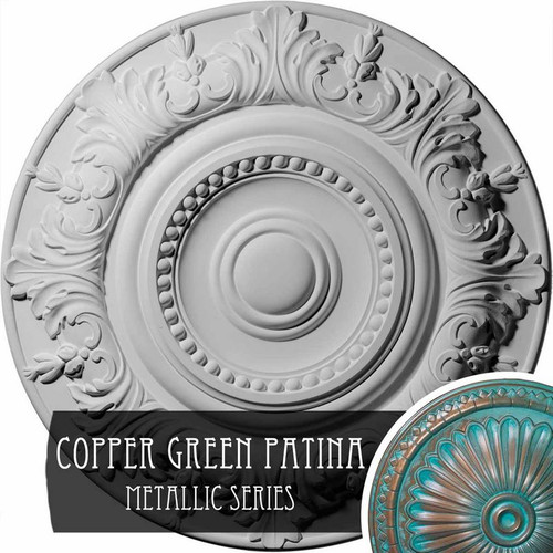 Ekena Millwork Biddix Ceiling Medallion - Primed Polyurethane - CM20BXCGS