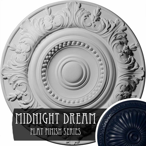 Ekena Millwork Biddix Ceiling Medallion - Primed Polyurethane - CM20BXMDF