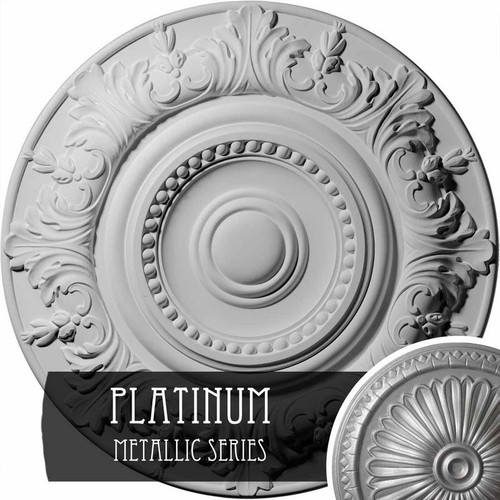 Ekena Millwork Biddix Ceiling Medallion - Primed Polyurethane - CM20BXPLS