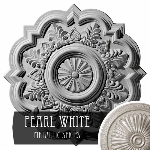 Ekena Millwork Deria Ceiling Medallion - Primed Polyurethane - CM20DRPWS