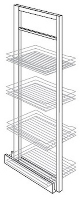 JSI Cabinetry Essex Lunar Kitchen Cabinet - WP18PULL-VEL