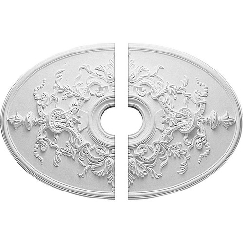 Ekena Millwork Alexa Ceiling Medallion - Primed Polyurethane - CM21X30AL2