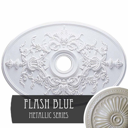 Ekena Millwork Alexa Ceiling Medallion - Primed Polyurethane - CM21X30ALFBS