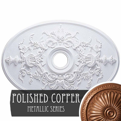 Ekena Millwork Alexa Ceiling Medallion - Primed Polyurethane - CM21X30ALPOS