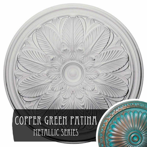 Ekena Millwork Bordeaux Ceiling Medallion - Primed Polyurethane - CM22BOCGS