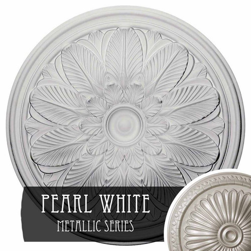 Ekena Millwork Bordeaux Ceiling Medallion - Primed Polyurethane - CM22BOPWS