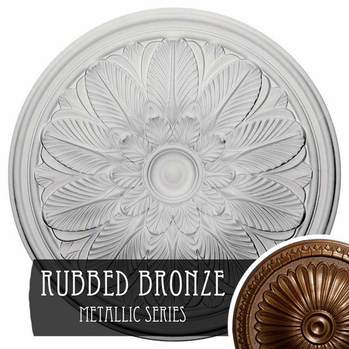 Ekena Millwork Bordeaux Ceiling Medallion - Primed Polyurethane - CM22BORZS