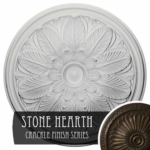 Ekena Millwork Bordeaux Ceiling Medallion - Primed Polyurethane - CM22BOSHC