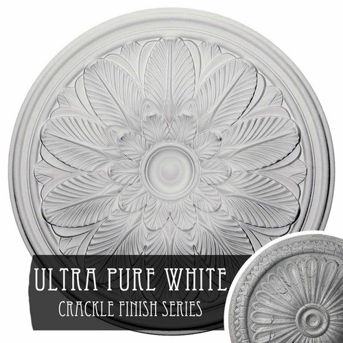 Ekena Millwork Bordeaux Ceiling Medallion - Primed Polyurethane - CM22BOUWC
