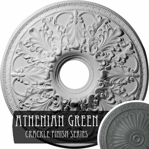 Ekena Millwork Ashley Ceiling Medallion - Primed Polyurethane - CM23ASAGC