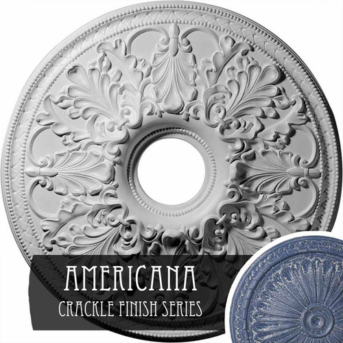 Ekena Millwork Ashley Ceiling Medallion - Primed Polyurethane - CM23ASAMC