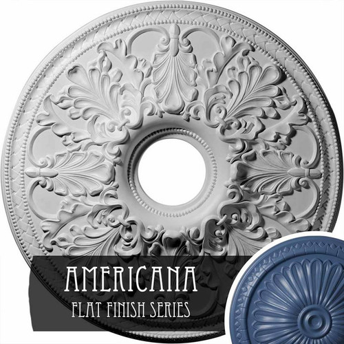 Ekena Millwork Ashley Ceiling Medallion - Primed Polyurethane - CM23ASAMF