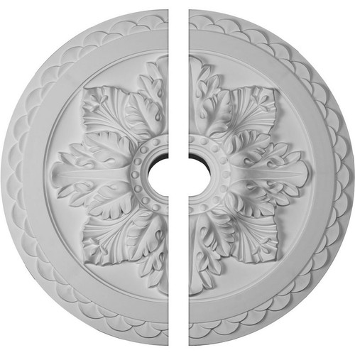 Ekena Millwork Bordeaux Deluxe Ceiling Medallion - Primed Polyurethane - CM23BO2