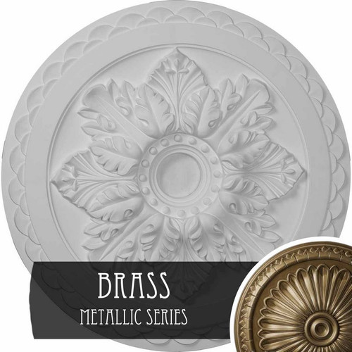 Ekena Millwork Bordeaux Deluxe Ceiling Medallion - Primed Polyurethane - CM23BOBRS