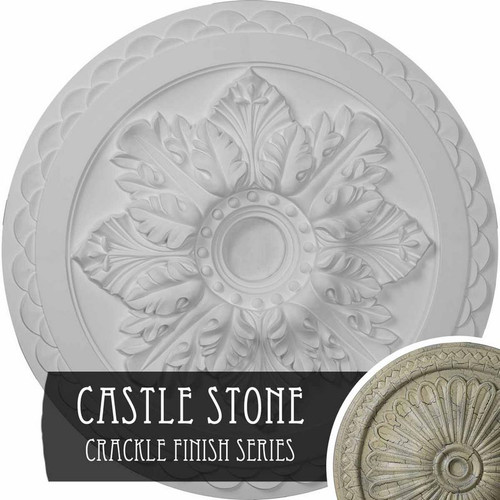 Ekena Millwork Bordeaux Deluxe Ceiling Medallion - Primed Polyurethane - CM23BOCSC