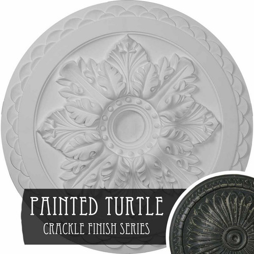 Ekena Millwork Bordeaux Deluxe Ceiling Medallion - Primed Polyurethane - CM23BOPTC