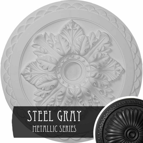 Ekena Millwork Bordeaux Deluxe Ceiling Medallion - Primed Polyurethane - CM23BOSGS